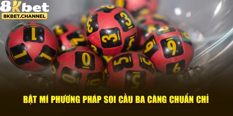 Bật mí phương pháp soi cầu ba càng chuẩn chỉ